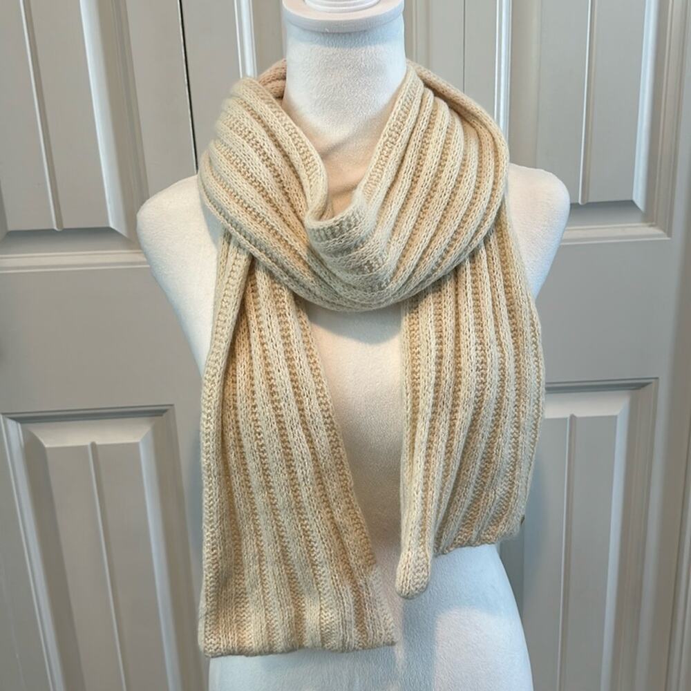 American Eagle Outfitters Angora‎ and Wool Blend Neutral Scarf